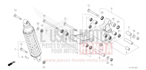 REAR CUSHION CRF300LRAM de 2021